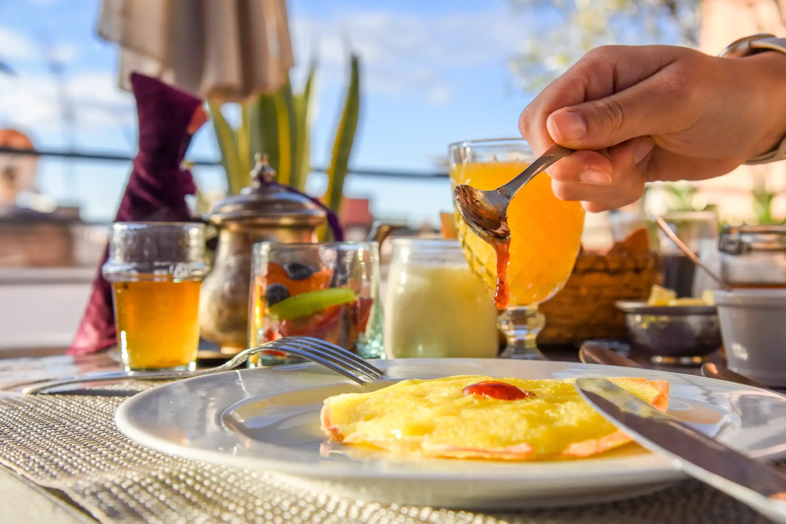 Petit déjeuner offert