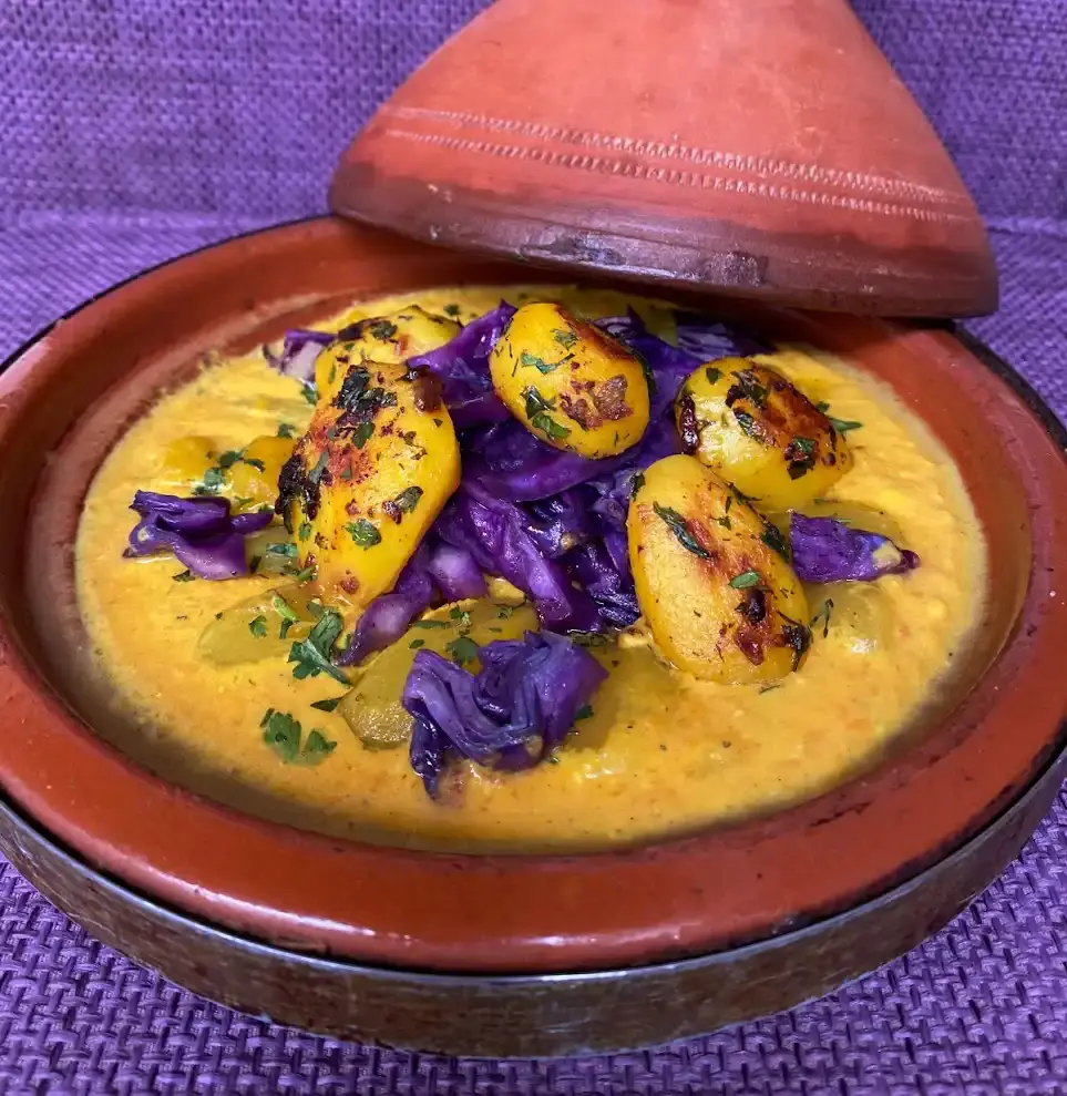 A course served at Riad Houdou's table.