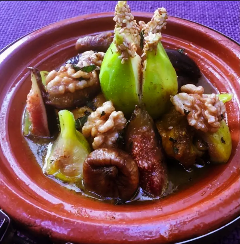 A course served at Riad Houdou's table.